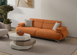 Atelier Del Sofa Sofá de 3 plazas Rojo azulejo